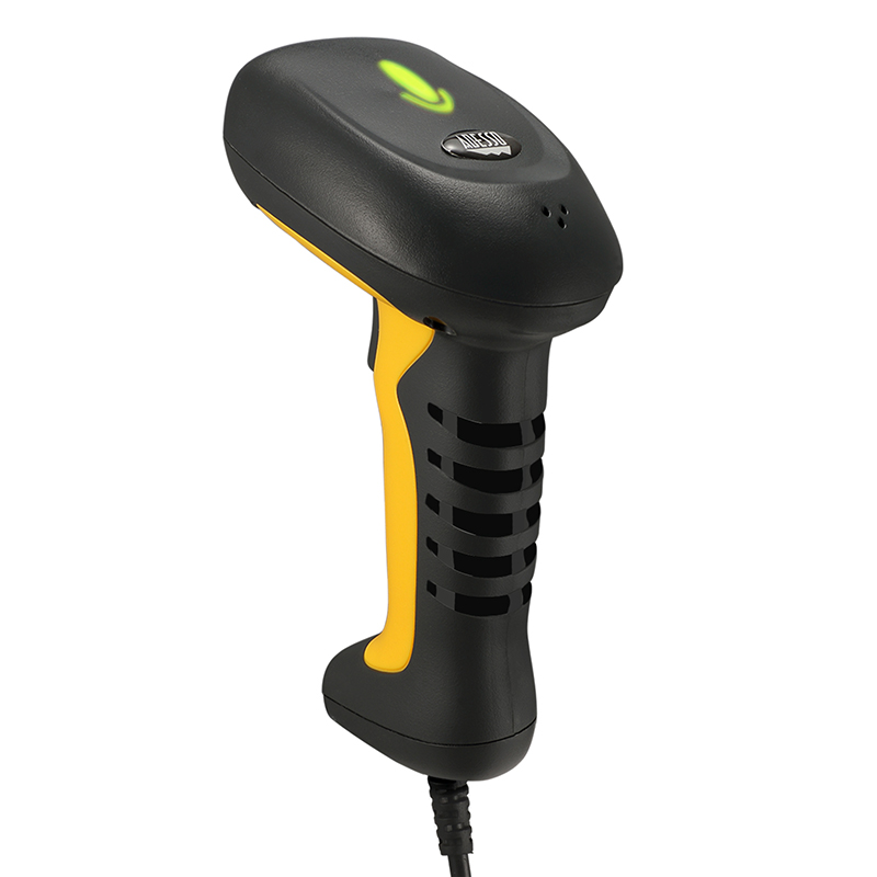 Adesso NUSCAN 5200TU Industrial, Healthcare, Logistics Handheld Barcode Scanner,Yellow.